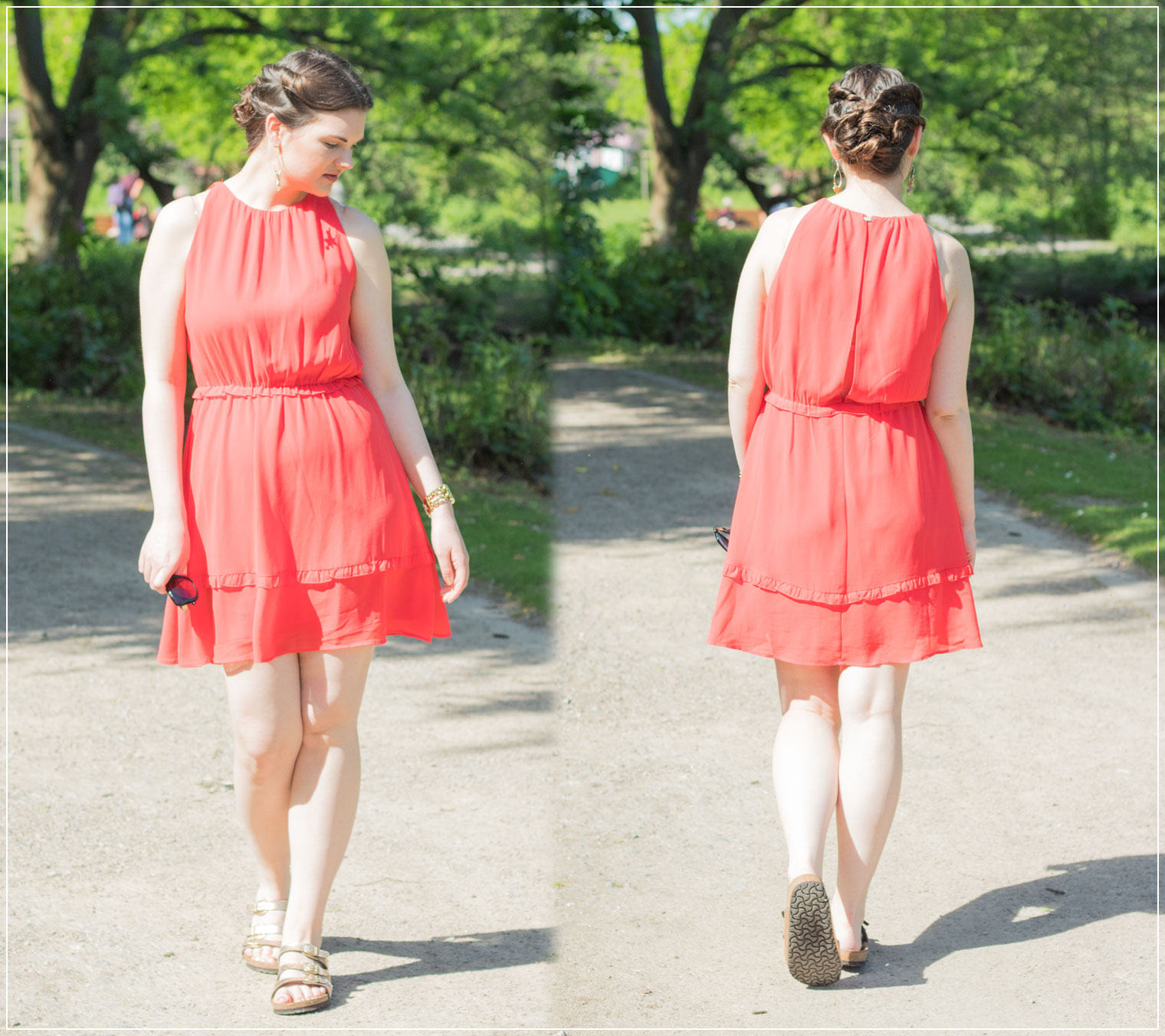 Sommerkleid, rotes Kleid, Summerdress, Sommer-Feeling