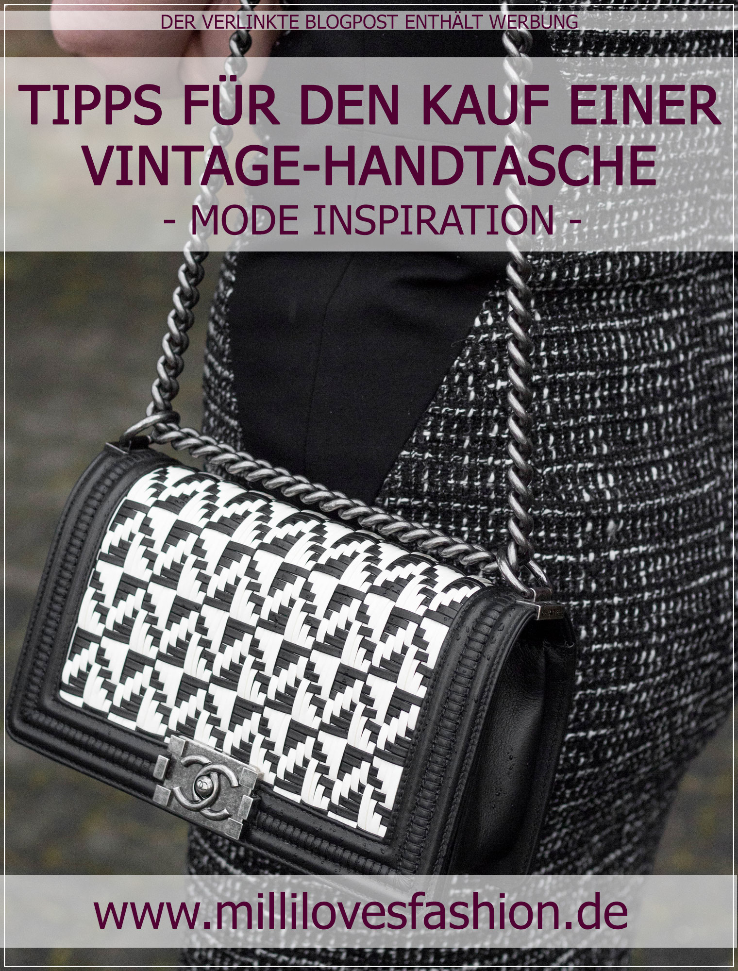 Vintage-Handtasche, Shopping-Tipps, Designer-Handtasche, Vintage-Chanel, preloved Designerteil, Fashionblog, Vintage Chanel Boy Bag, Online-Vintage-Shop, Vintage Tasche online kaufen