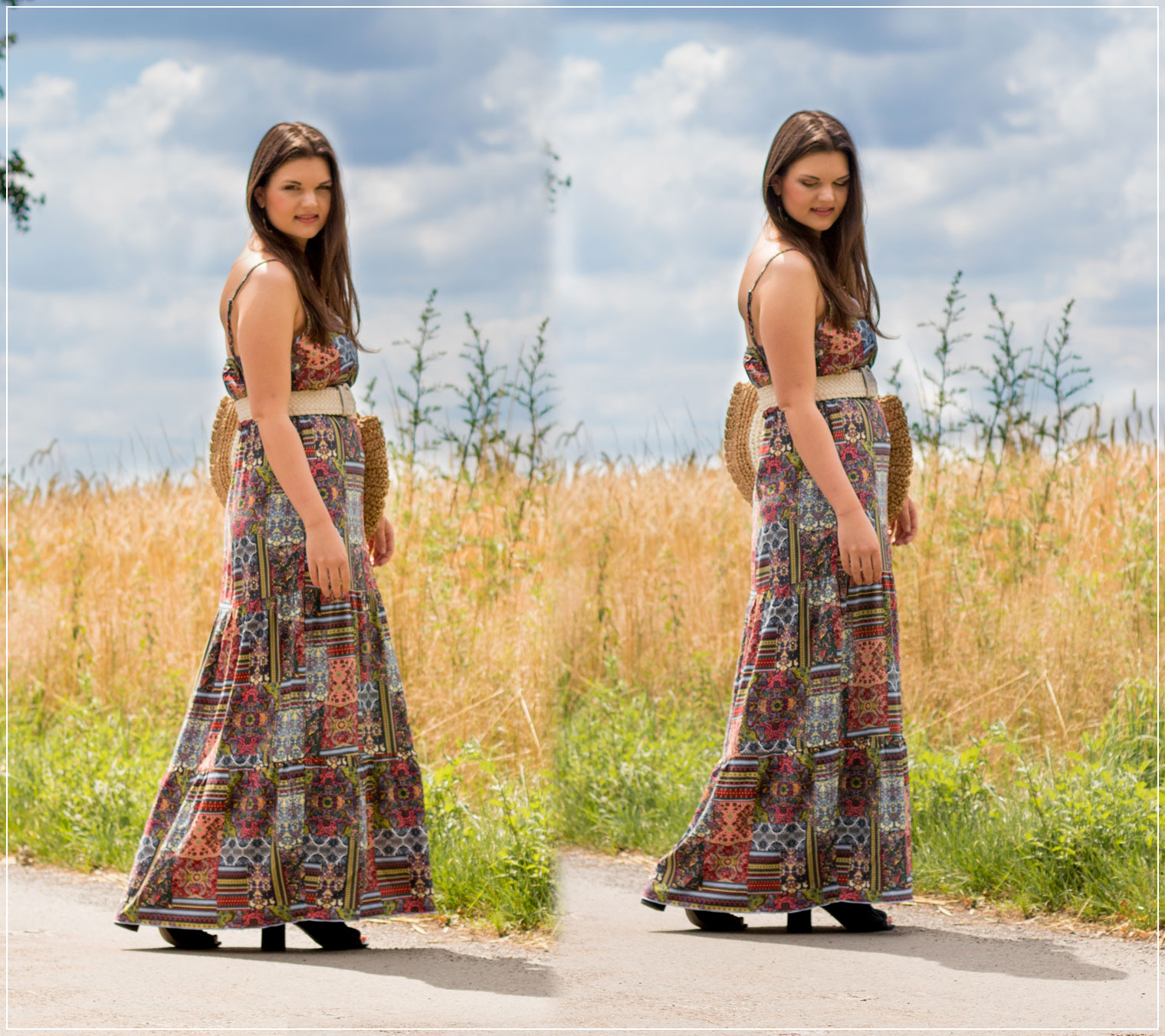 Boho-Style, Sommerlook, Maxikleid, Sommeroutfit, Boho-Look, Styleguide, Outfitinspiration, Modebloggerin, Fashionbloggerin, Modeblog, Ruhrgebiet