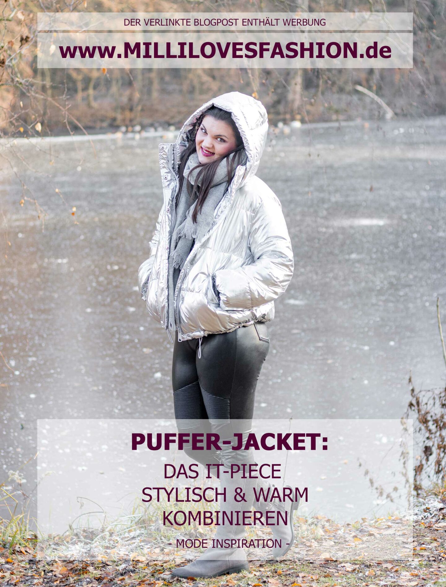 Den Modetrend Pufferjacket im Winter stylen