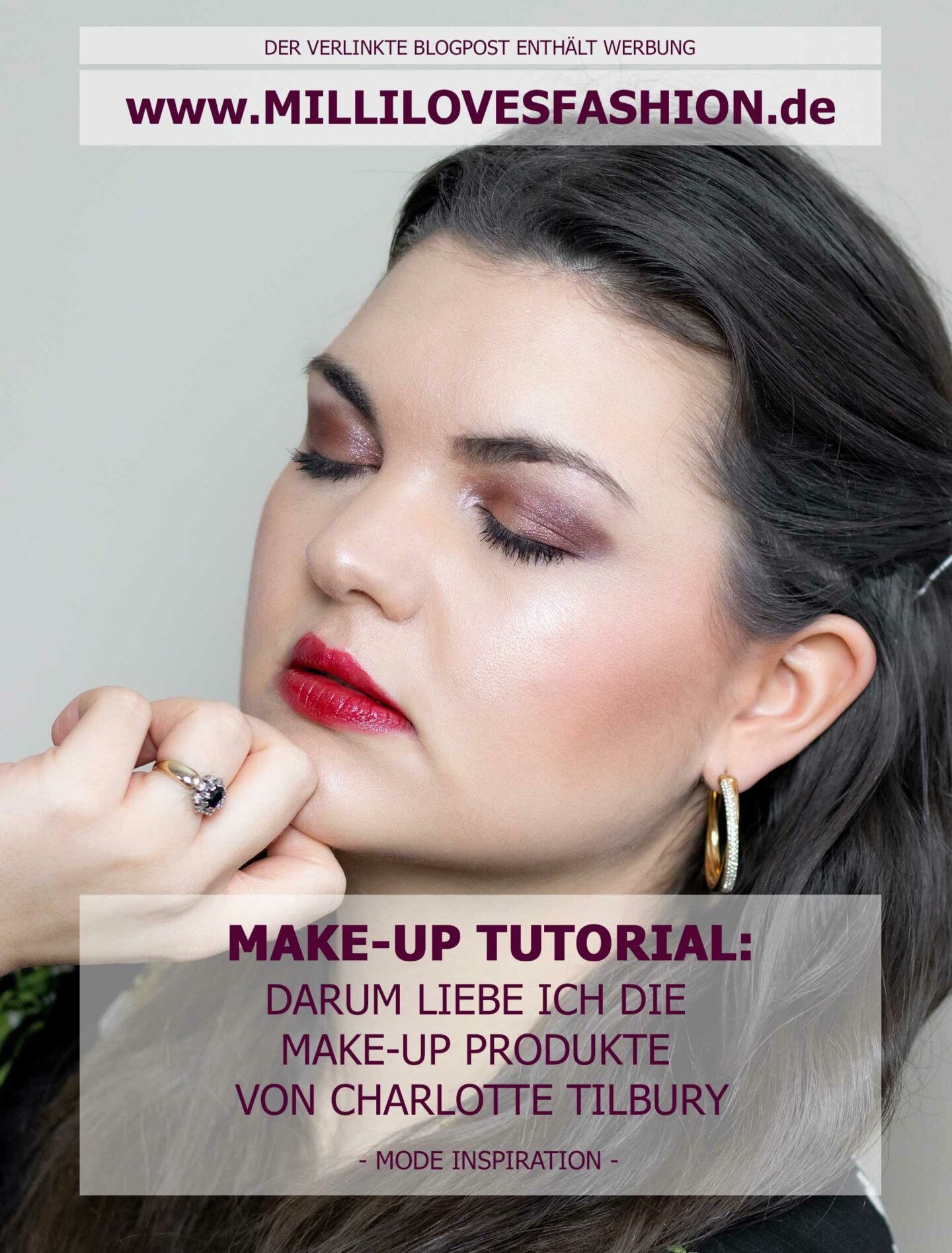 glitzerndes Make-Up mit Review von Charlotte Tilbury Make-Up Produkten