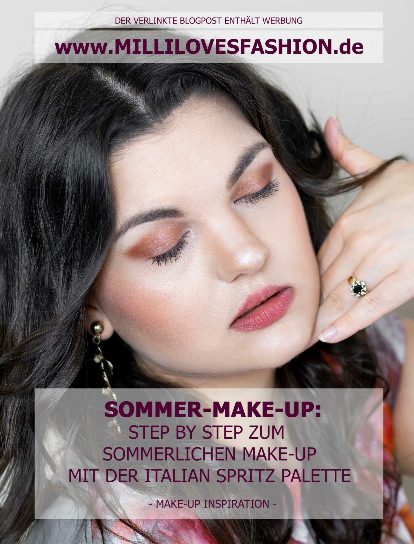 Step by Step Tutorial für ein Sommer-Make-Up mit der Italian Spritz Palette