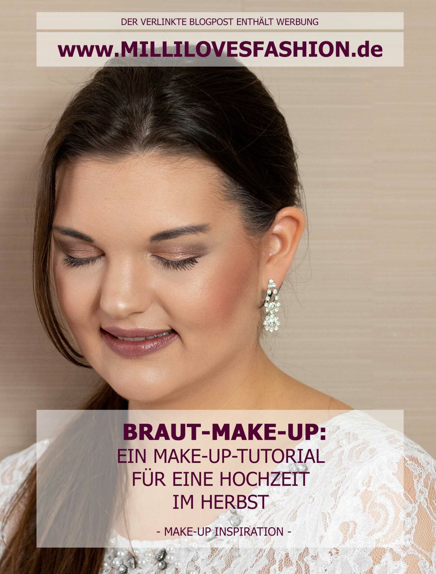 Tutorial Braut-Make-Up für eine Herbsthochzeit